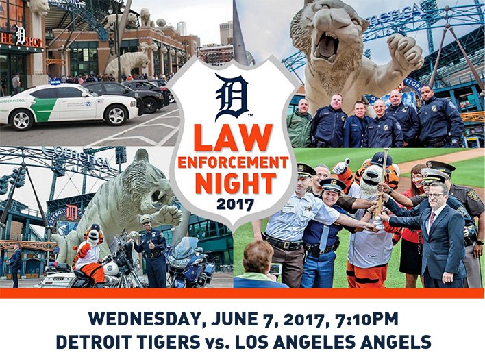 Detroit Tigers Law Enforcement Night is June 7 MCO